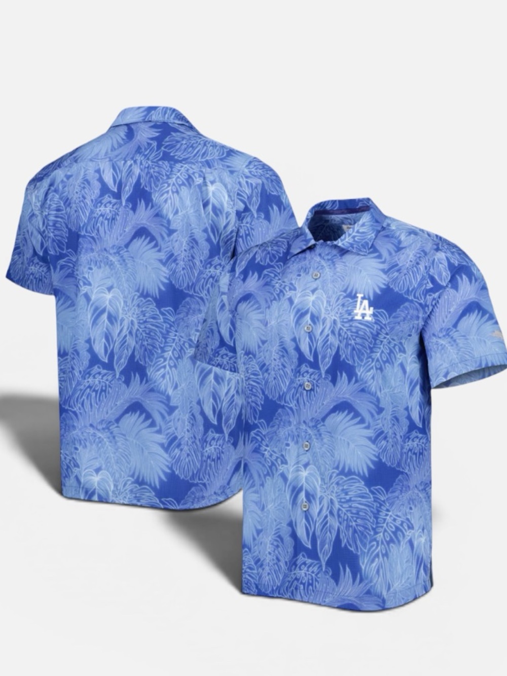 Los Angeles Dodgers Tommy Bahama Royal Coast Button-Up Camp Shirt